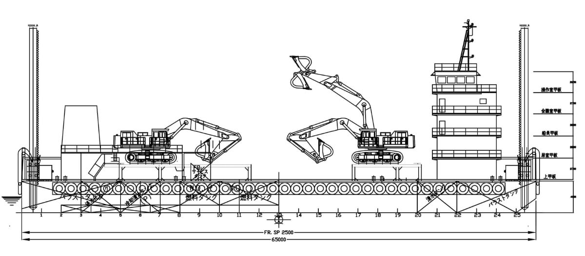 新たな空気圧送船を計画中の写真