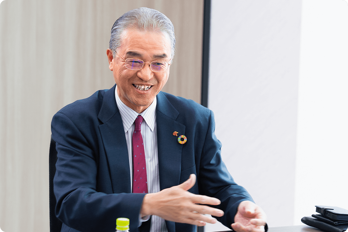 取締役専務執行役員 村崎 善道の写真